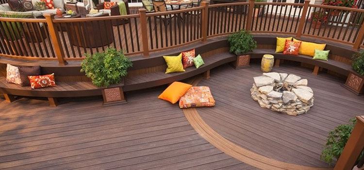 Gray TREX Decking in Pacific Palisades, CA