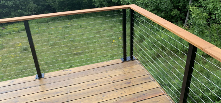 Installing Deck Cable Railing in Pacific Palisades, CA