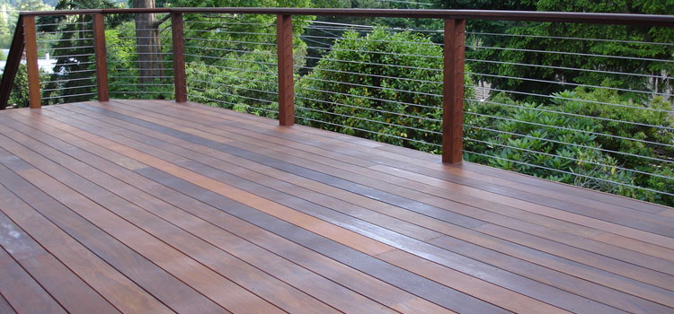 Installing IPE Decking in Pacific Palisades, CA